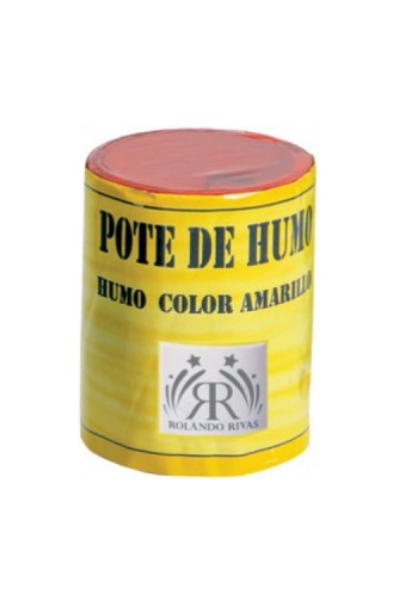 pote de humo amarillo